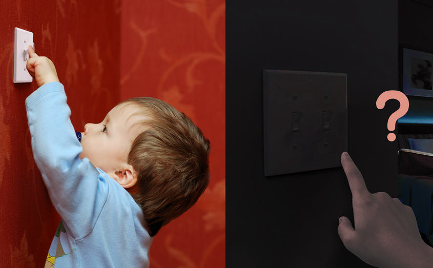 Light Switch Guard Optional Wall Plate Cover Switch ON or Off Protects Your Lights or Circuits from being Accidentally Turned On or Off by Children and Adults 2 Pack 